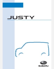 SUBARU JUSTY 2018 2019 2020 OWNERS MANUAL IN ENGLISH